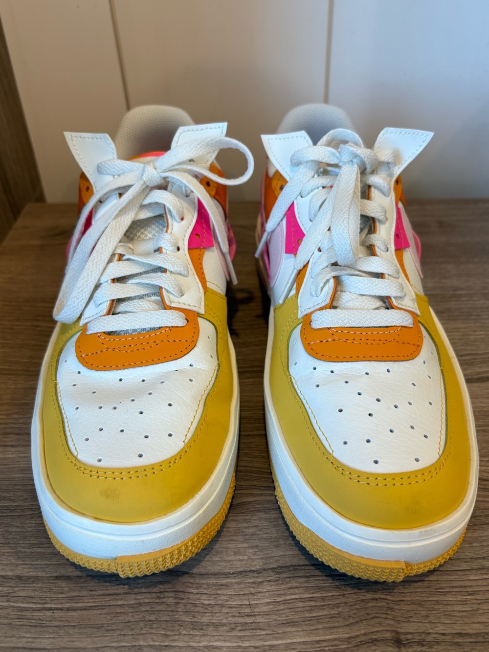 Nike Air Force 1 Fontanka Leather Womens Sneaks Size 10 - Picture 4 of 9